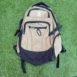 NRA Tactical Backpack Book Bag Travel Hiking Utility Organizer Tan‎ Gorpcore